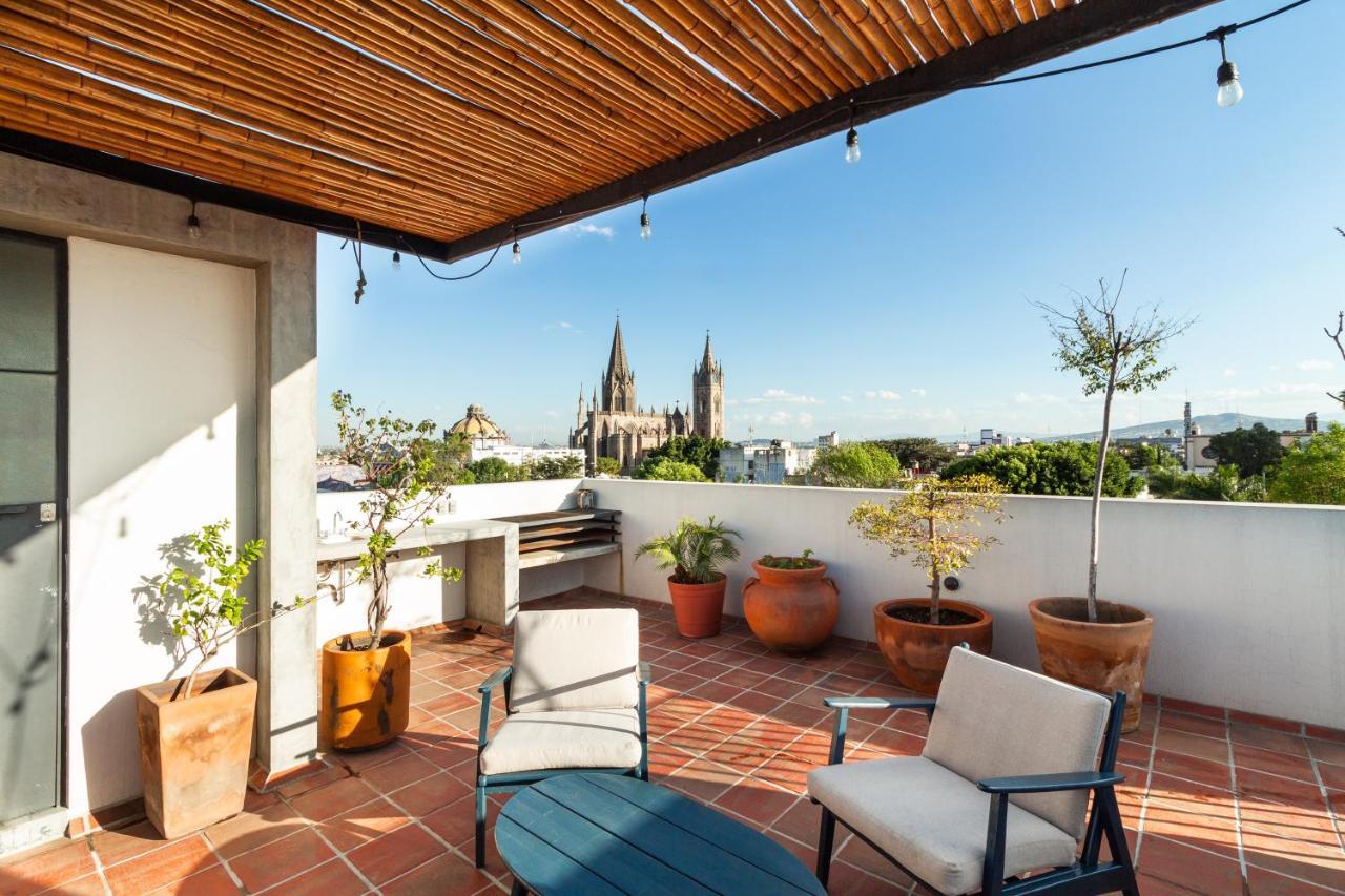 瓜达拉哈拉Loft Con Terraza Privada, Vista Al Expiatorio公寓 外观 照片